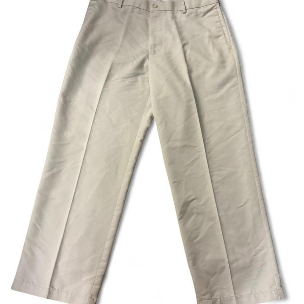 Dockers‎ D4 Relaxed Fit Khaki Pants Mens 34x29 Tan Flat Front Chino Trousers